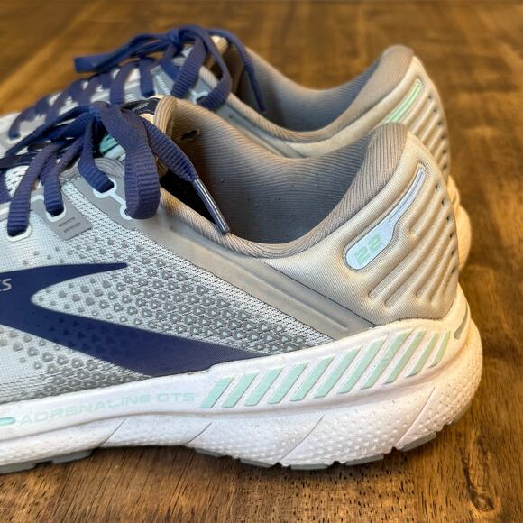 Brooks Adrenaline GTS 22 Stability Running Walking Shoe Gray Women’s Size 11B - Picture 5 of 11